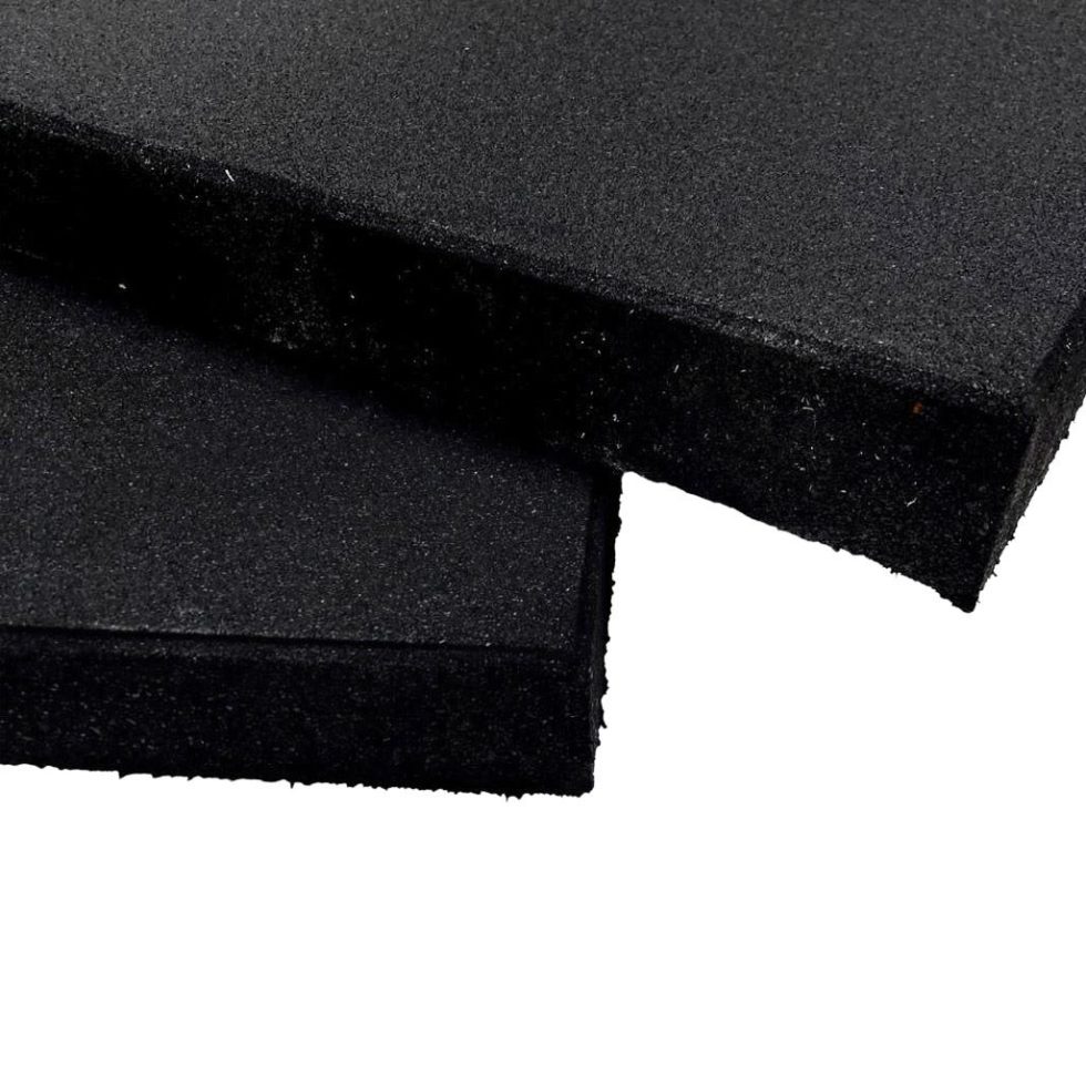 Dalle en caoutchouc 4cm 50x50cm - Epaisseur détail