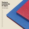 Tatami Puzzle 4cm 100x100cm - Superficie Antideslizante T, reversible Azul/Rojo | Resistencia al Agua
