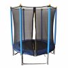 Trampolim com rede 140cm - Azul