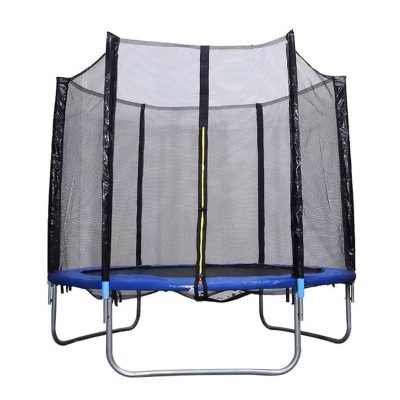 Trampolim com rede de proteção 244cm - Azul