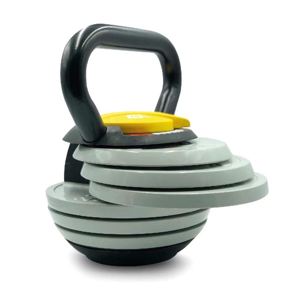 Kettlebell Ajustável de 2,5kgs a 18kgs | kettlebell - Detalhe dos discos