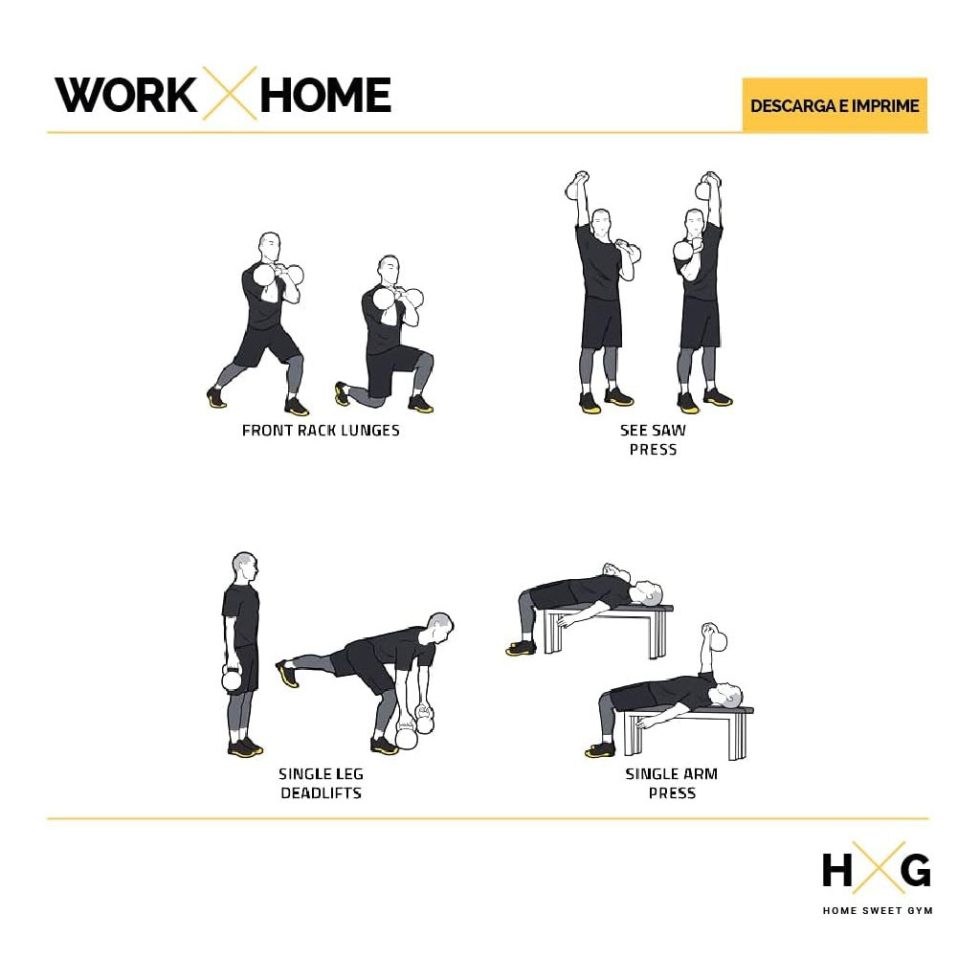 Kettlebell PVC 12kgs | Kettlebell - Planche d'exercice