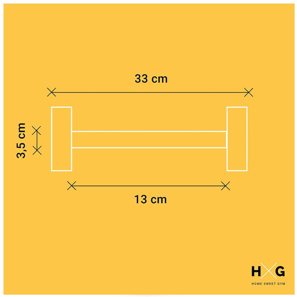 Haltere hexagonal 15Kgs - 1pc - Tamanhos