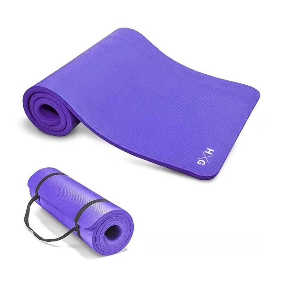 Tapis de Yoga et de Pilates NBR - Couleur violette