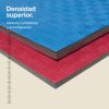 Tatami Puzzle 2,5cm 100x100cm Densidad Superior - Superficie Antideslizante F, reversible Azul/Rojo | Alta Densidad