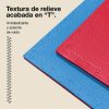 Tatami Puzzle 2cm 100x100cm - Superficie Antideslizante T, reversible Azul/Rojo | Textura Antideslizante