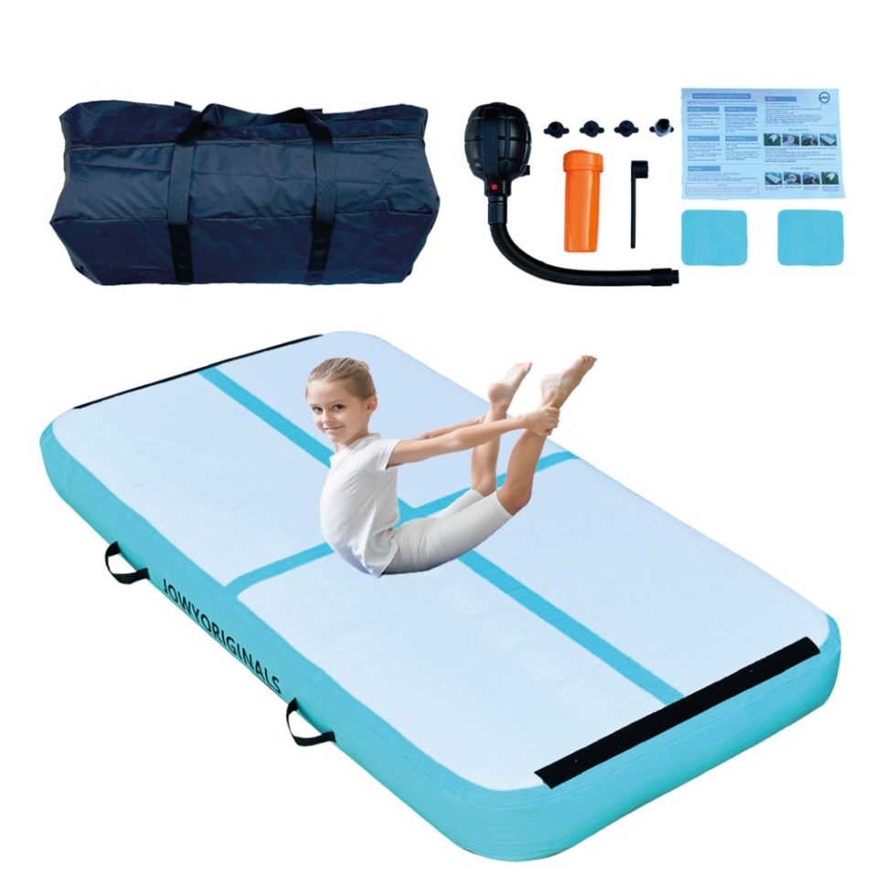 AirTrack 200x100x20cm Colchoneta Inflable, color Azul