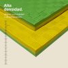 Tatami Puzzle 2,5cm 100x100cm - Superficie Antideslizante F, reversible Amarillo/Verde | Alta Densidad