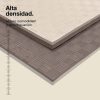Tatami Puzzle 2cm 100x100cm - Superficie Antideslizante F, reversible Gris/Blanco | Alta Densidad
