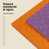 Tatami Puzzle 2cm 100x100cm - Superficie Antideslizante F, reversible Lila/Naranja | Resistencia al Agua