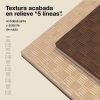 Tatami Puzzle 2cm 100x100cm - Superficie Antideslizante F, reversible Marrón/Beige | Textura Antideslizante
