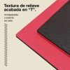 Tatami Puzzle 2cm 100x100cm - Superficie Antideslizante T, reversible Negro/Rojo | Textura Antideslizante