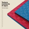 Tatami Puzzle 2cm 100x100cm - Superficie Antideslizante F, reversible Azul/Rojo | Resistencia al Agua