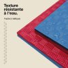 Tatami Puzzle 2,5cm 100x100cm - Superficie Antideslizante F, reversible Azul/Rojo | Resistencia al Agua