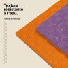 Tatami Puzzle 2cm 100x100cm - Surface antidérapante F, réversible Lilas/Orange | Résistant à l'eau