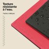 Tatami Puzzle 2cm 100x100cm - Surface antidérapante T, réversible Noir/Rouge | Résistance à l'eau