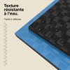 Tatami Puzzle 4cm 100x100cm - Surface antidérapante F, réversible Bleu/Noir | Résistant à l'eau
