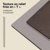 Tatami Puzzle 2cm 100x100cm - Superficie Antideslizante T, reversible Gris/Negro | Textura Antideslizante