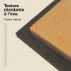 Tatami Puzzle 2,5cm 100x100cm Densité supérieure - Surface texturée antidérapante, réversible Bois/Noir | Résistant à l'eau