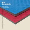 Puzzle Tatami 2,5cm 100x100cm Alta Densidade - Superfície Antiderrapante F, reversível Azul/Vermelho | Alta Densidade