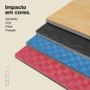 Puzzle Tatami 2,5cm 100x100cm Densidade superior - Superfície antiderrapante F, reversível Preto/Vermelho | Variantes de cor
