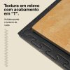 Puzzle Tatami 2,5cm 100x100cm Densidade superior - Superfície com textura anti-derrapante, reversível Madeira/Preto | Textura anti-derrapante