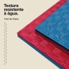 Puzzle Tatami 2,5cm 100x100cm - Superfície antiderrapante F, reversível Azul/Vermelho | Resistência à água