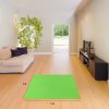 Puzzle Tatami 2cm 100x100cm - Superfície antiderrapante F, reversível Amarelo/Verde | Tamanhos