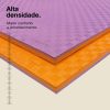 Puzzle Tatami 2cm 100x100cm - Superfície antiderrapante F, reversível Lilás/Laranja | Alta Densidade