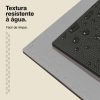 Puzzle Tatami 2cm 100x100cm - Superfície antiderrapante T, reversível Cinzento/Preto | Resistência à água