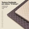 Puzzle Tatami 4cm 100x100cm - Superfície antiderrapante F, reversível Castanho/Bege | Textura antiderrapante