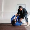 Puzzle Tatami 4cm 100x100cm - Superfície antiderrapante F, reversível Castanho/Bege | Utilizações