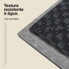 Puzzle Tatami 4cm 100x100cm - Superfície antiderrapante F, reversível Cinzento/Preto | Resistência à água