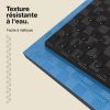 Tatami Puzzle 2,5cm 100x100cm - Surface antidérapante F, réversible Bleu/Noir | Résistance à l'eau