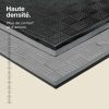 Tatami Puzzle 2,5cm 100x100cm - Surface antidérapante F, réversible Gris/Noir | Haute Densité