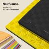 Tatami Puzzle 2,5cm 100x100cm - Surface antidérapante F, réversible Jaune/Noir | Couleur réversible