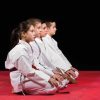 Tatami Puzzle 2,5cm 100x100cm - Surface antidérapante F, réversible Noir/Rouge | Utilisations