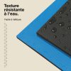 Tatami Puzzle 2,5cm 100x100cm - Surface antidérapante T, réversible Bleu/Noir | Résistance à l'eau