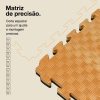 Puzzle Tatami 2cm 100x100cm - Superfície antiderrapante F, reversível Efeito madeira | Cor reversível | Corte de precisão