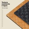 Puzzle Tatami 2cm 100x100cm - Superfície Antiderrapante F, Efeito Madeira Reversível | Cor Reversível | Resistência à Água