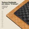 Puzzle Tatami 2cm 100x100cm - Superfície antiderrapante F, reversível Efeito madeira | Cor reversível | Textura antiderrapante