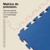Tatami Puzzle 4cm 100x100cm - Surface antidérapante T, réversible bleu/rouge | Découpe de précision