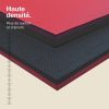 Tatami Puzzle 4cm 100x100cm - Superficie Antideslizante T, reversible Negro/Rojo | Alta Densidad