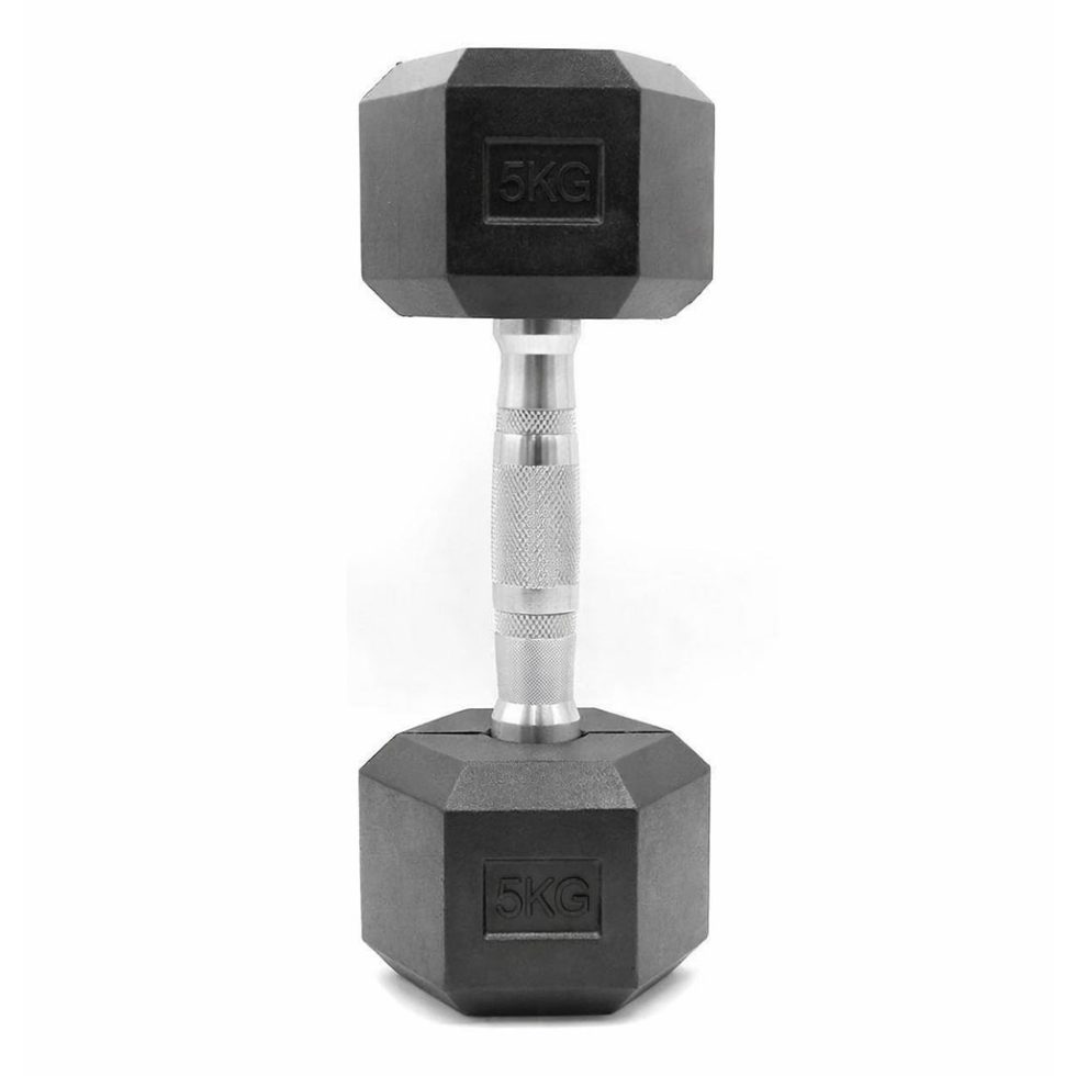 Hexagonal Dumbbell 5kgs - Pack 2uds