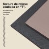 Tatami Puzzle 2,5cm 100x100cm - Anti-Slip Surface T, reversible Grey/Black | Anti-Slip Texture