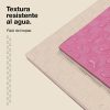 Tatami Puzzle 2cm 100x100cm - Surface antidérapante F, réversible Rose/Blanc | Résistance à l'eau